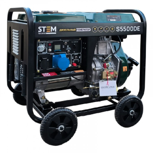 Генератор дизельный STEM Techno S5500DE (5,5кВ,электростартер, дисплей, подогрев) арт.ГЕН018 Генератор дизельный STEM Techno S5500DE (5,5кВ,электростартер, дисплей, подогрев) арт.ГЕН018