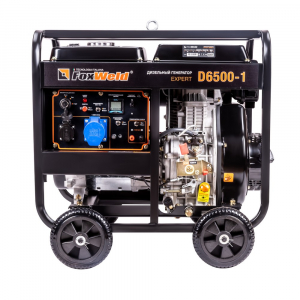 Дизельный генератор FoxWeld Expert D6500-1 Дизельный генератор FoxWeld Expert D6500-1