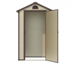 Сарай WOTEX Storage-01-1, бежевый с коричневым, 134*104*204 мм Сарай WOTEX Storage-01-1, бежевый с коричневым, 134*104*204 мм