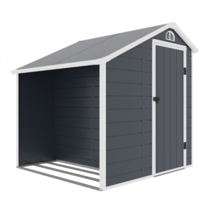 Сарай WOTEX Storage-02-3, серый с белым, 204*192*204 мм Сарай WOTEX Storage-02-3, серый с белым, 204*192*204 мм